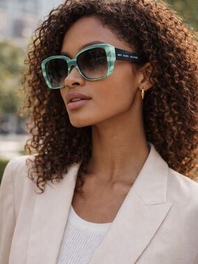 Marc by Marc Jacobs Sunglasses Green Gradient Oversized Chic Frames